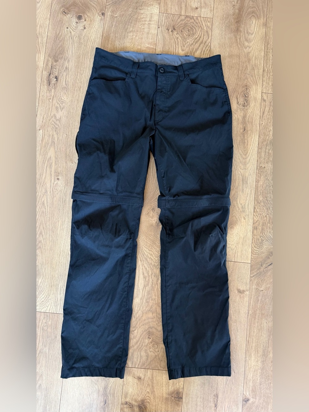 Eddie Bauer Black Men's Cargo Zip-Off Pants